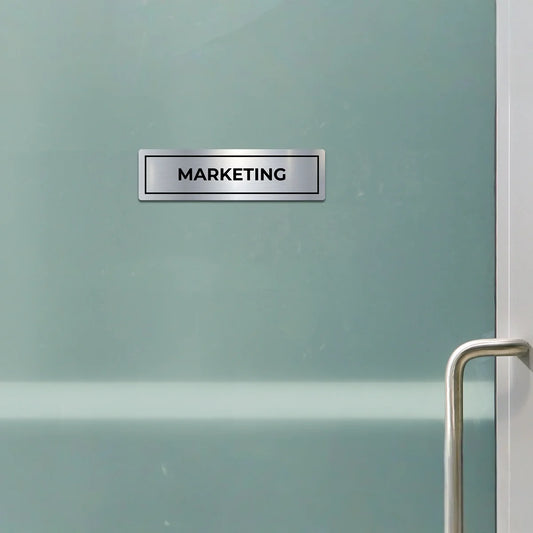 Personalized Marketing Name Plate for Home Entrance And Ideal For, Office, and Outdoor Entrances |Stainless Metal Customized Number Plate