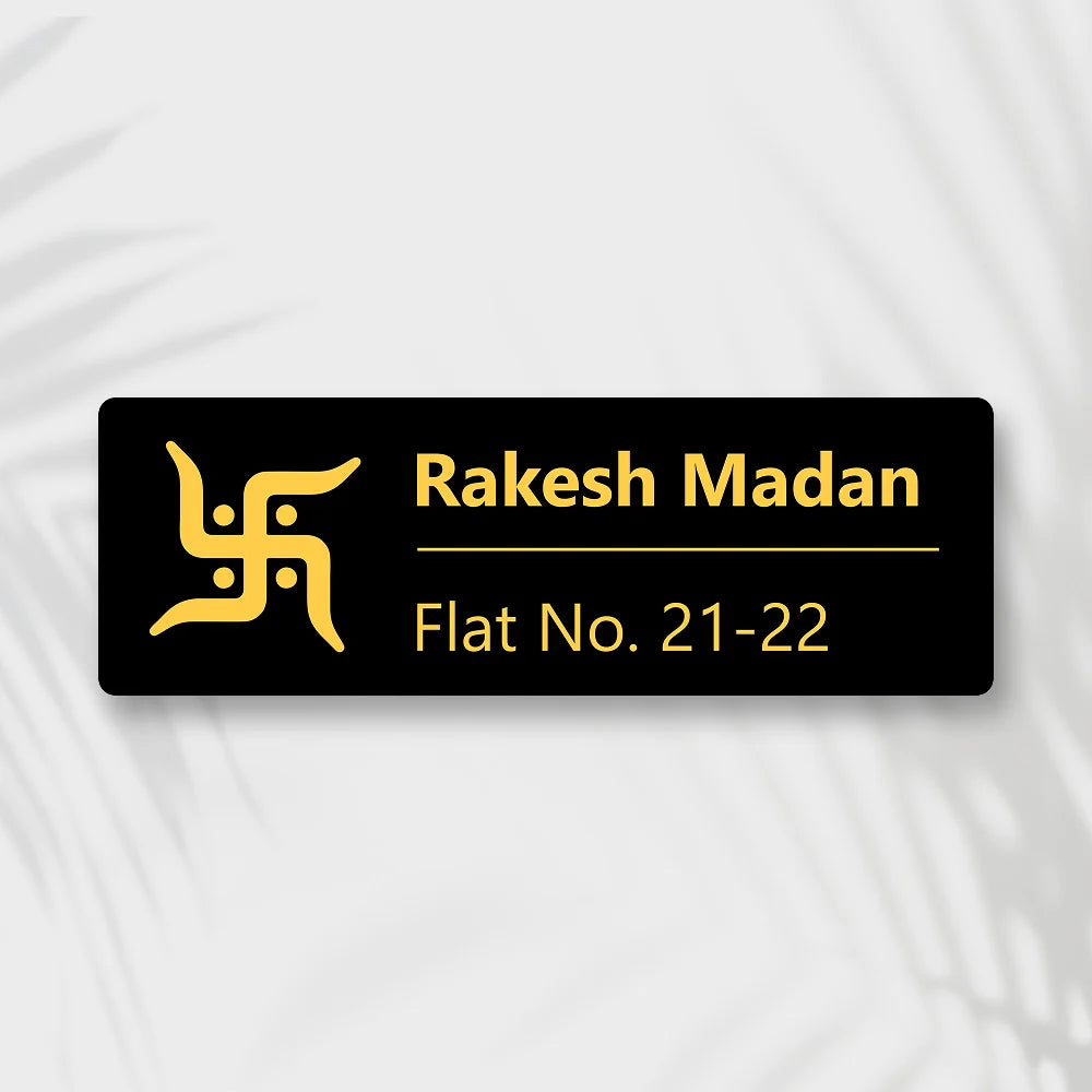 Golden Acrylic Name Plates