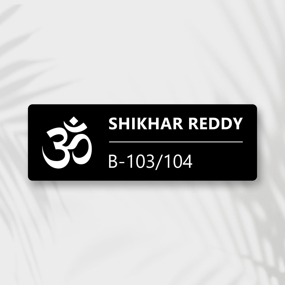 Divine Acrylic Name Plates | Swastik, Om & Other Religious Signs | Jeeprint