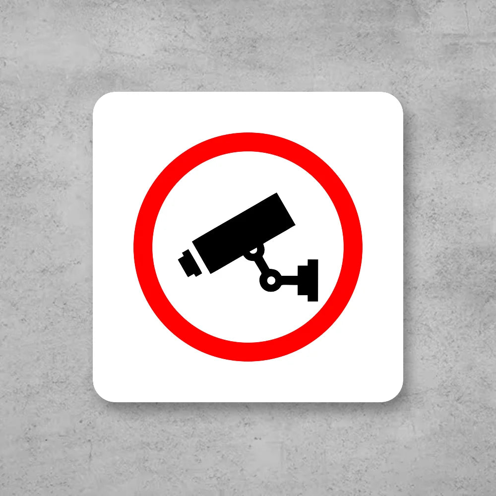 Premium CCTV Surveillance Sign Board | High-Visibility Camera Warning Security Signage