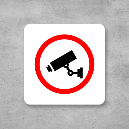 Premium CCTV Surveillance Sign Board | High-Visibility Camera Warning Security Signage