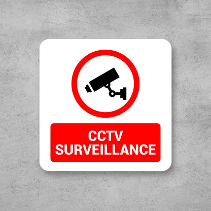 Premium CCTV Surveillance Sign Board | High-Visibility Camera Warning Security Signage