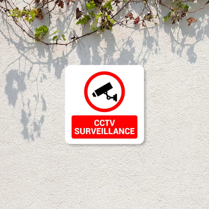 Premium CCTV Surveillance Sign Board | High-Visibility Camera Warning Security Signage