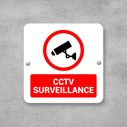 Premium CCTV Surveillance Sign Board | High-Visibility Camera Warning Security Signage