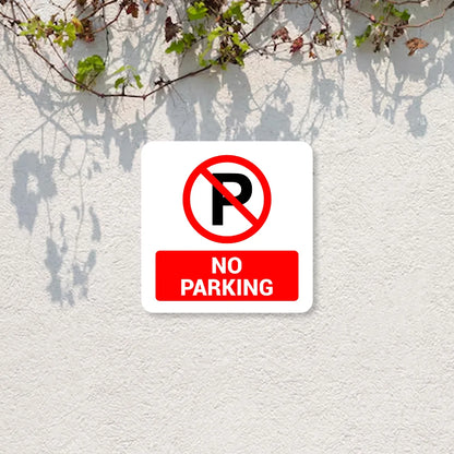 Premium No Parking Sign Board | High-Visibility Outdoor & Gate Security Signage
