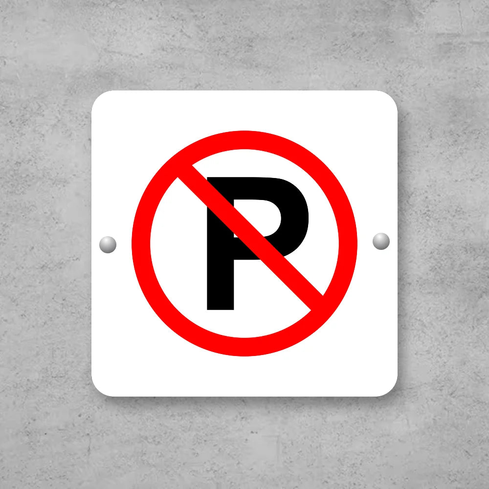 Premium No Parking Sign Board | High-Visibility Outdoor & Gate Security Signage