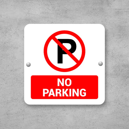 Premium No Parking Sign Board | High-Visibility Outdoor & Gate Security Signage