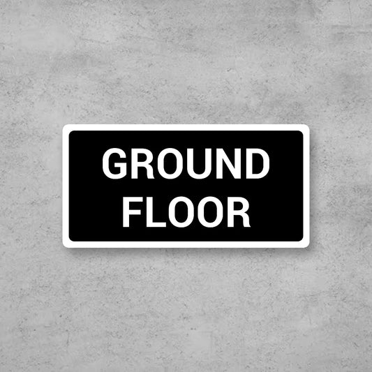 Premium Ground Floor Sign Board | High-Visibility Architectural Level Signage